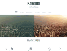 Tablet Screenshot of baroudilegal.com